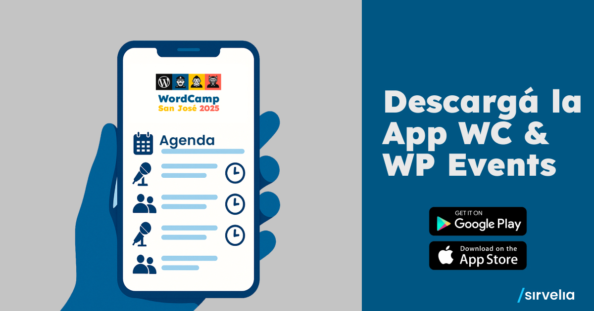 Todo el WordCamp San José 2025 en tu bolsillo